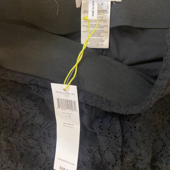 BCBG MaxAzria See-through Black Stretchy Lace Pants BNWT - Picture 4 of 5